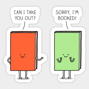 Booked Sticker